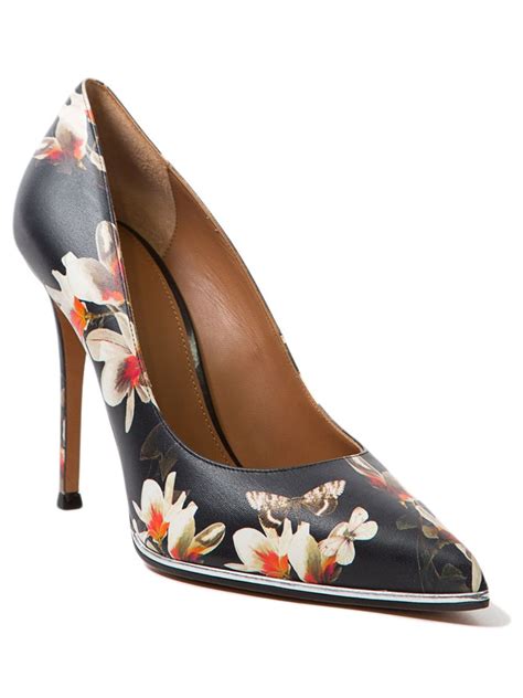 givenchy floral heels|Givenchy women's heels.